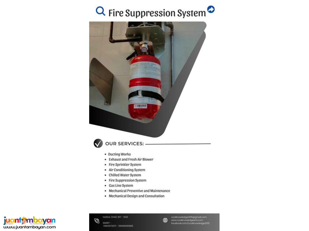 fire suppression system:inquire now