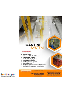 GAS LINE SYSTEM :SUPPLY :INSTALLATION:AVAILABLE
