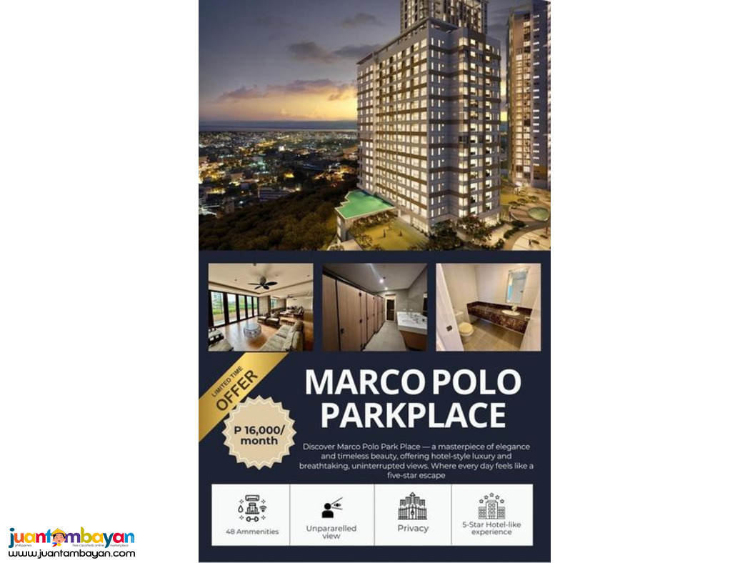 MARCO POLO LAHUG 3BR WITH PARKING OVERLOOKING CONDO CEBU