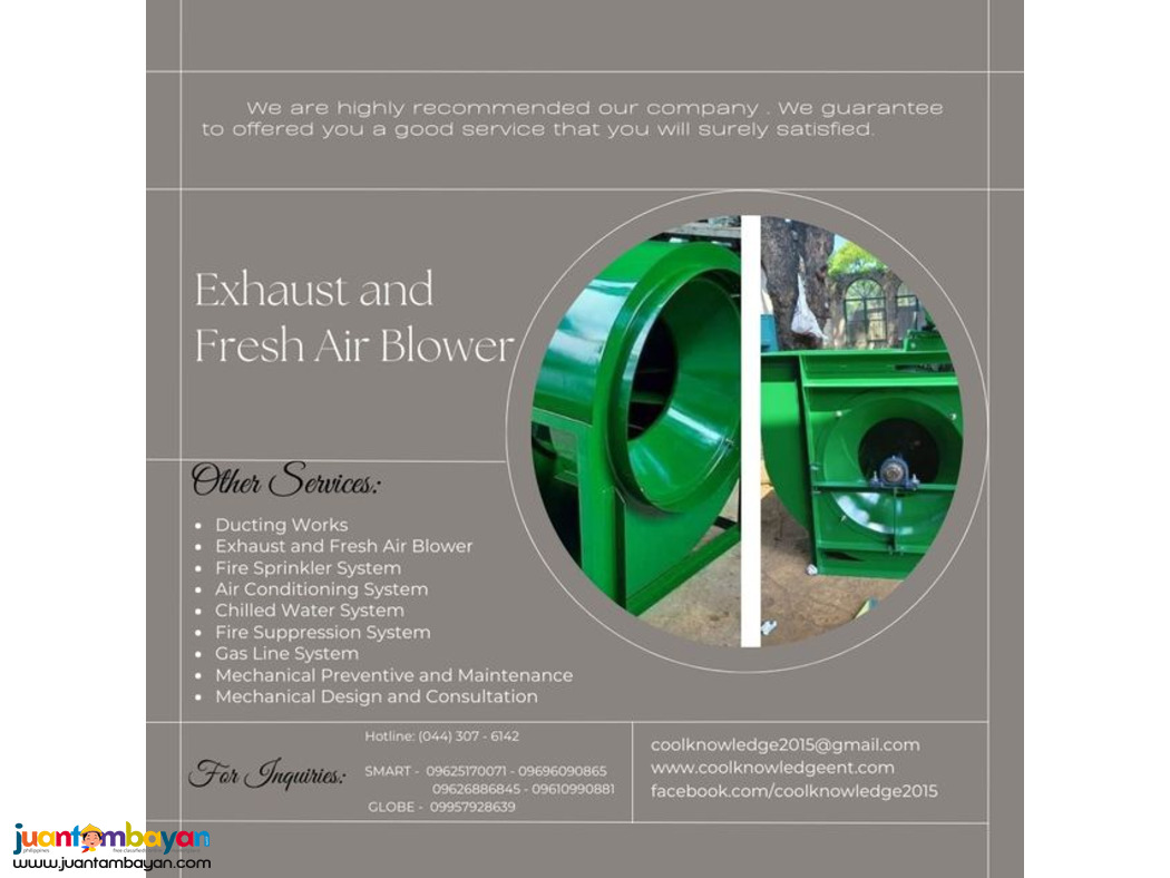 FRESH AIR BLOWER