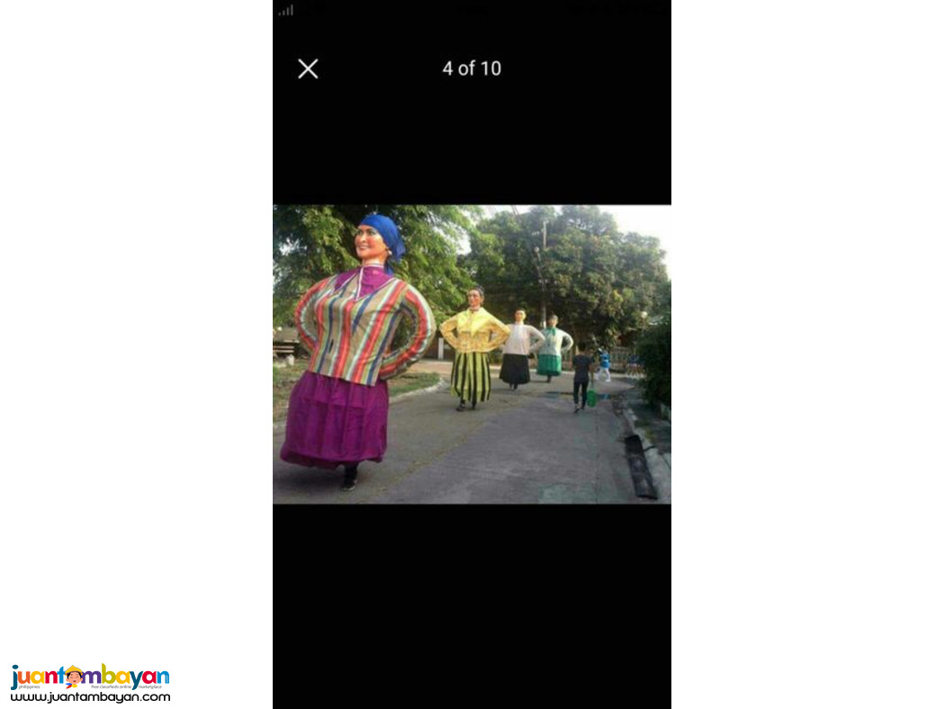 Higantes for parade