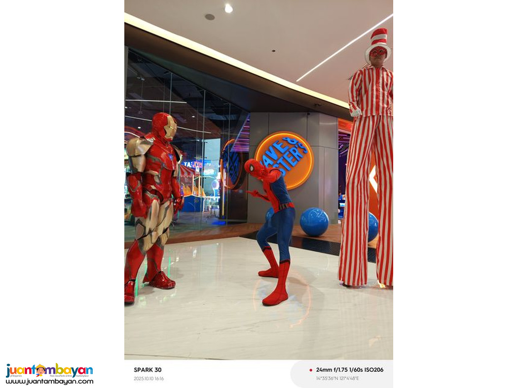 Mascot for birthday parties