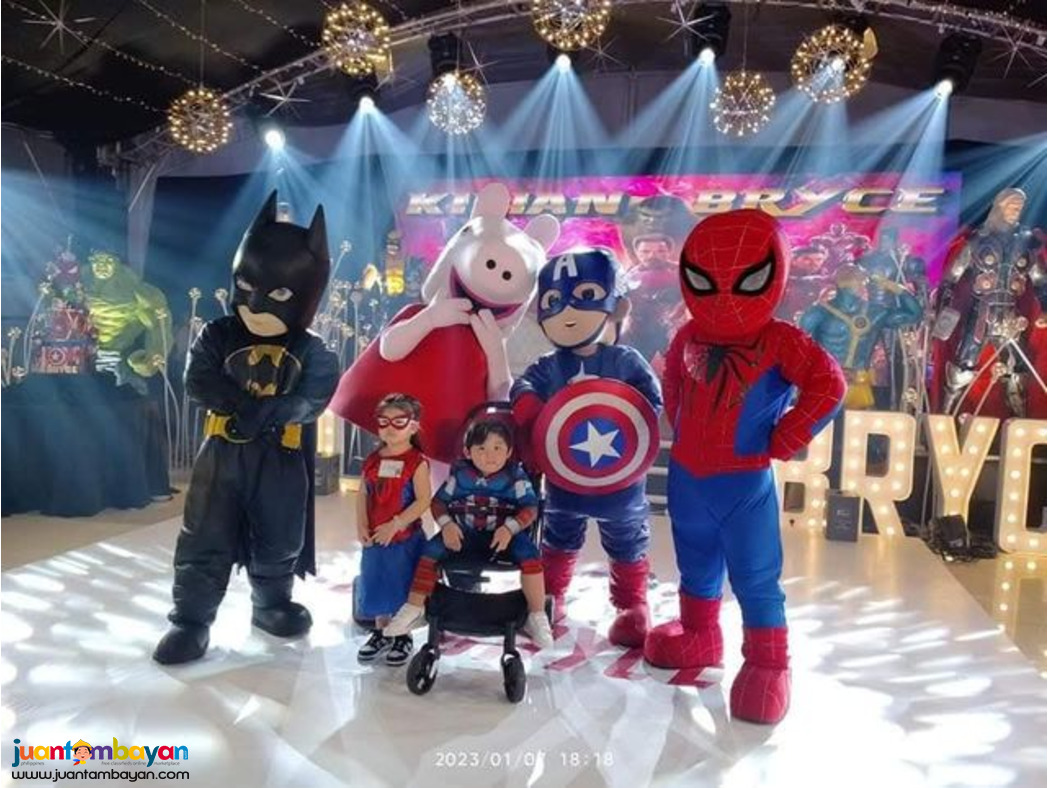 Mascot for birthday parties