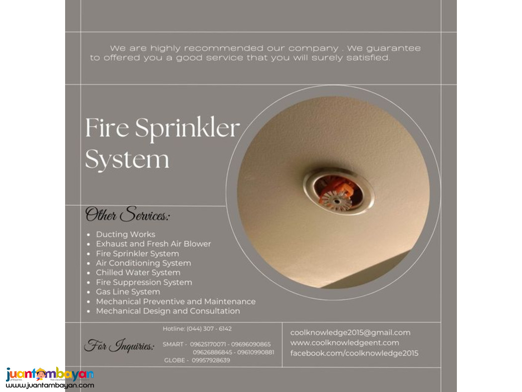 FIRE SPRINKLER || FIRE SPRINKLER