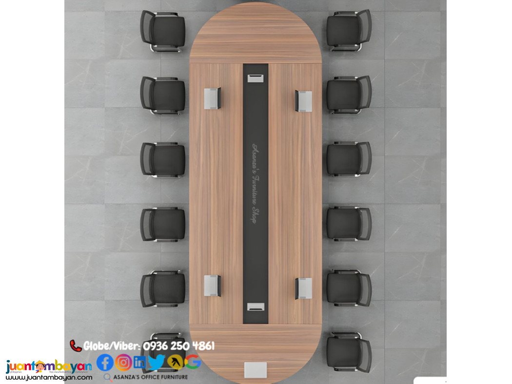 LONG CONFERENCE TABLE (LAMINATED FINISH-CUSTOM MADE)