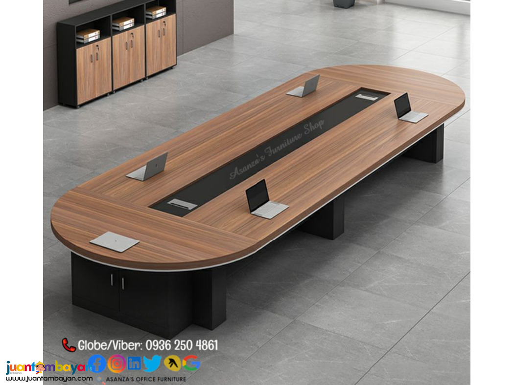 LONG CONFERENCE TABLE (LAMINATED FINISH-CUSTOM MADE)