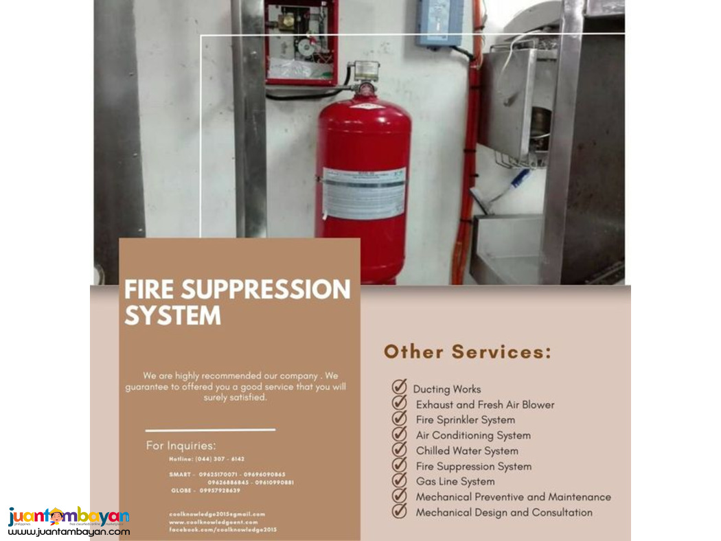 FIRE SUPPRESSION ;;;FIRE SUPPRESSION