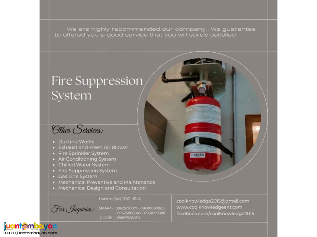 FIRE SUPPRESSION ;;;FIRE SUPPRESSION