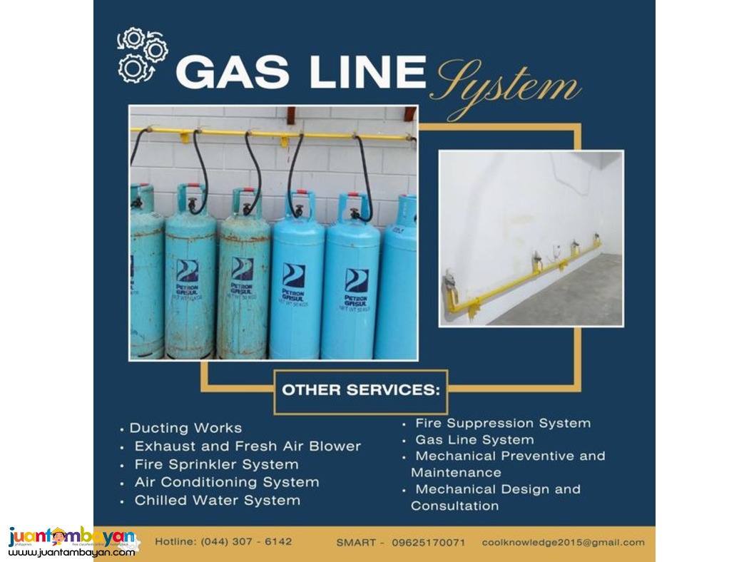 GAS LINE SYSTEM;;; GAS LINE