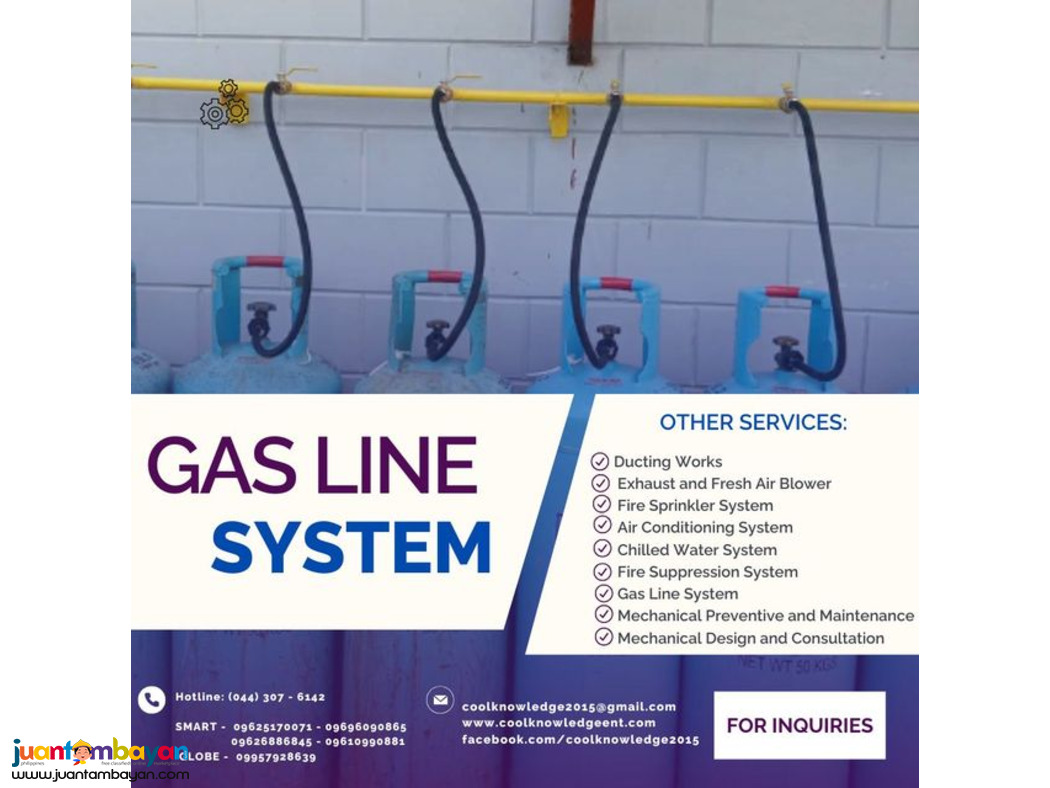 GAS LINE SYSTEM;;; GAS LINE