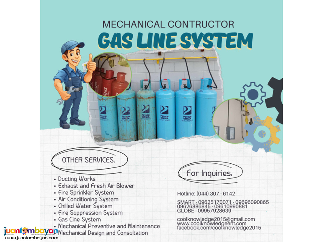 Gas Line System ;;;Installation and Supply
