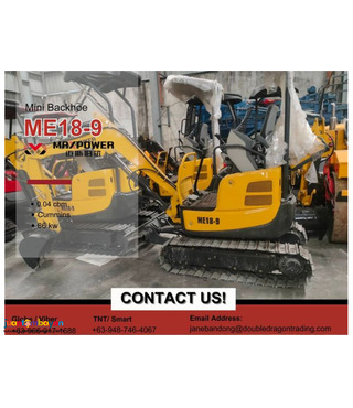 MAXPOWER ME18-9 MINI EXCAVATOR 0.04CBM 