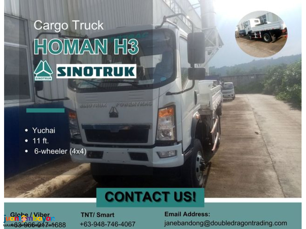 HOMAN H3 4X4 CARGO TRUCK 11FT. 