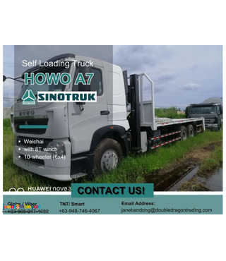 HOWO A7 6X4 SELF LOADING TRUCK WITH 8T WINCH 