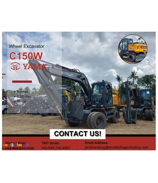 YAMA C150W WHEEL EXCAVATOR 0.55CBM