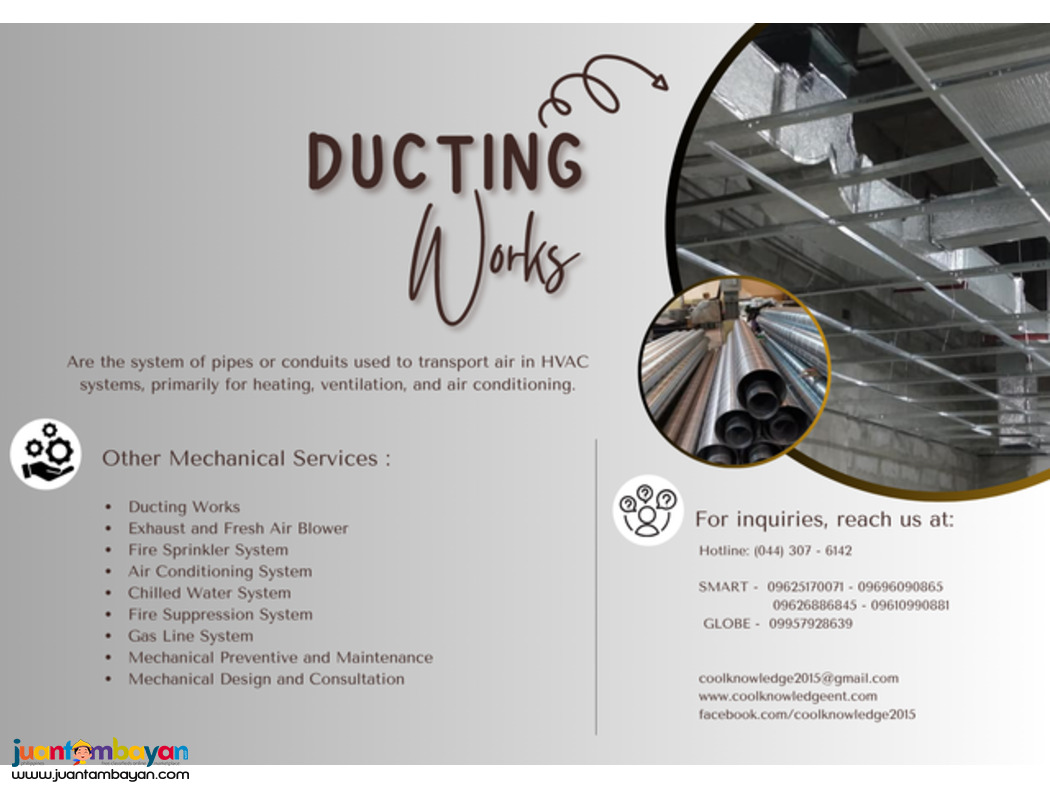 Mechanical services and works