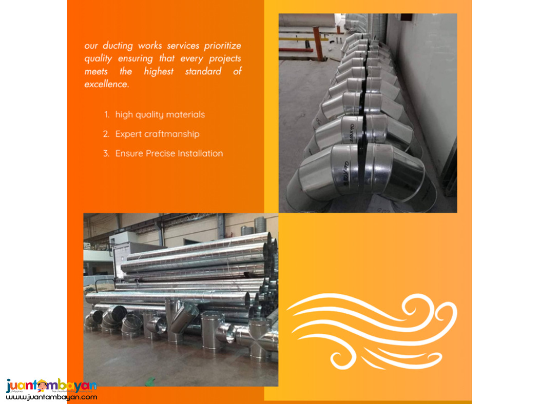 ***DUCTING WORKS / SERVICES // INSTALLATION &  SUPPLY**