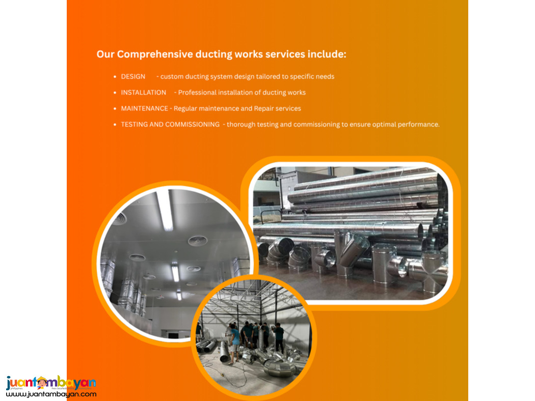 ***DUCTING WORKS / SERVICES // INSTALLATION &  SUPPLY**
