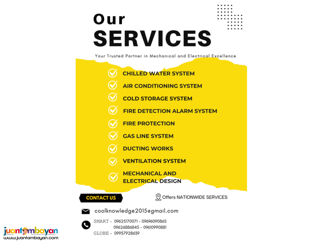 mECHANICAL AND ELECTRICAL SERVICES mECHANICAL AND ELECTRICAL SERVICES