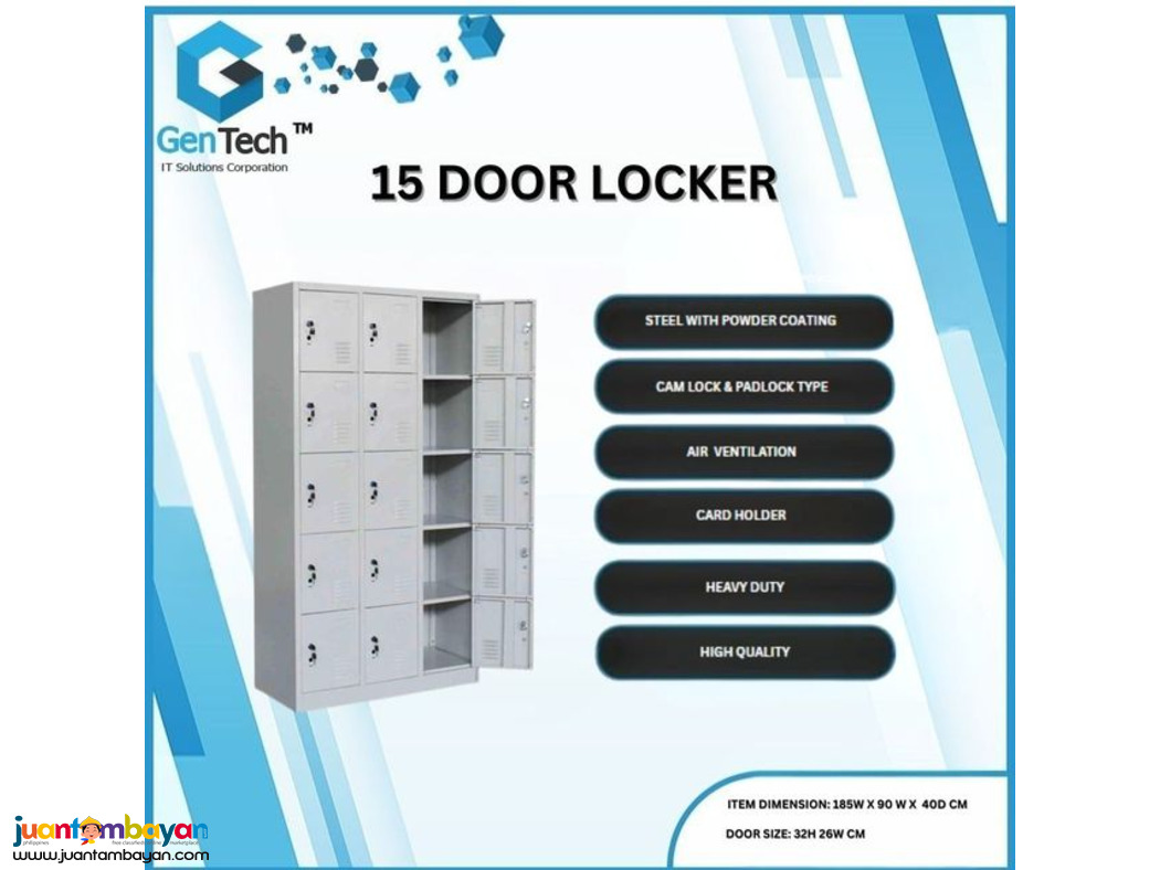 Steel locker 3-20 doors