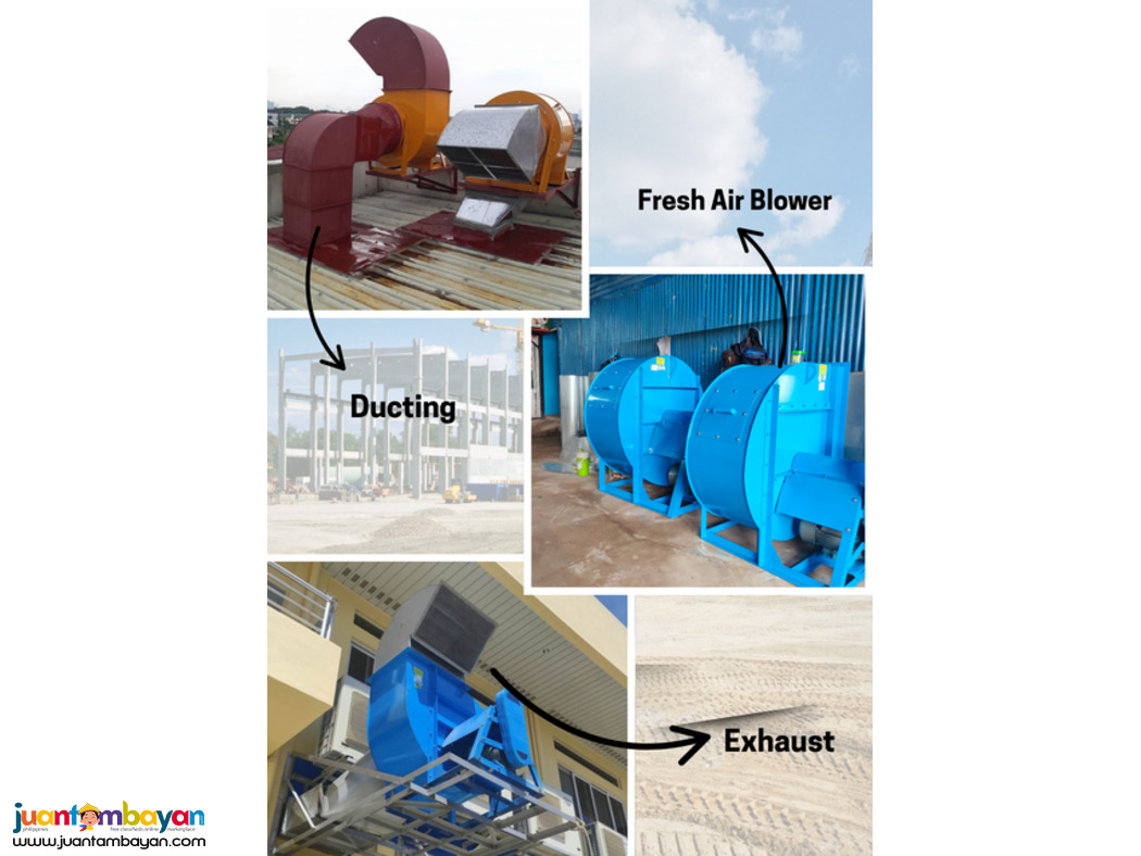 VENTILATION // exhaust, fresh blower and ducting 