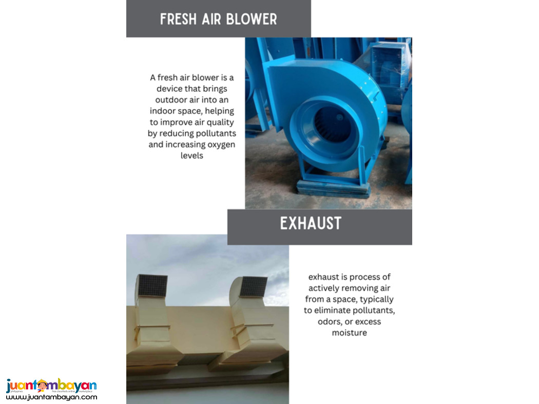 VENTILATION // exhaust, fresh blower and ducting 