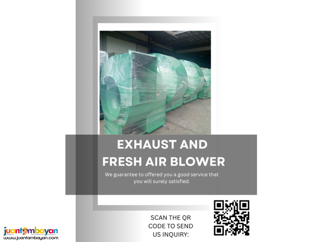 exhaust and fresh air blower || exhaust and fresh air blower