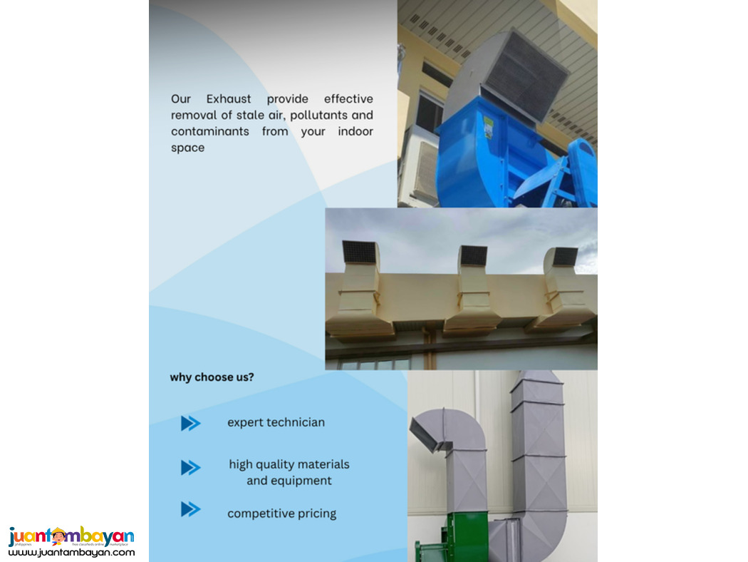 Exhaust AND FRESH AIR BLOWER ++ Supply and installation ----