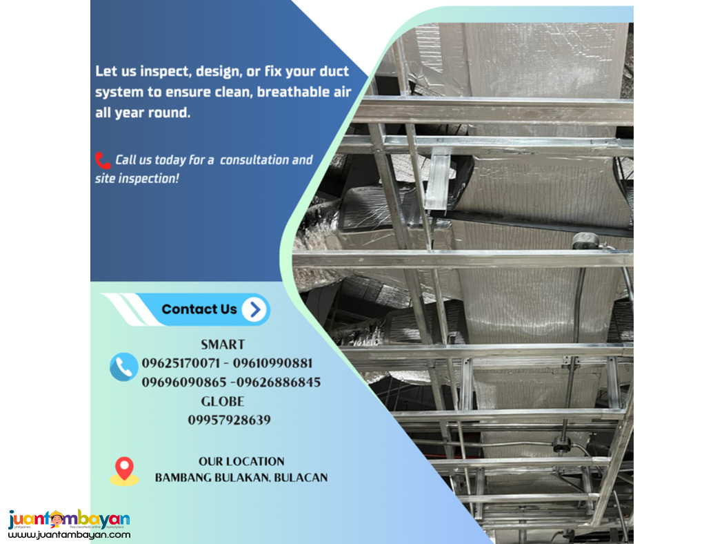 DUCTING=SERVICES= WE INSTALL AND SUPPLY