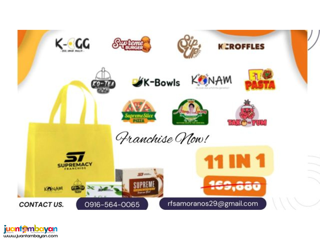 11 iN 1 cloud Kitchen Franchising for less only 16,988