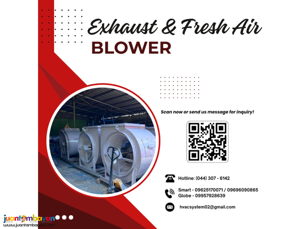Exhaust & Fresh Air Blower (Repair & Maintenance)