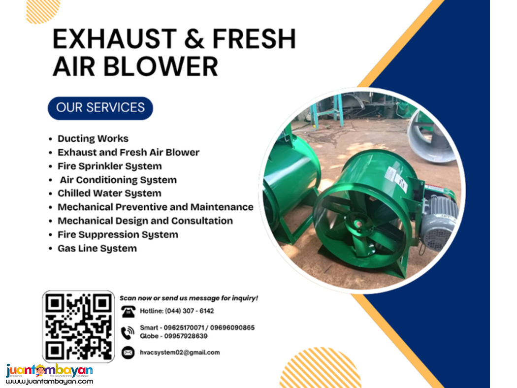 Exhaust & Fresh Air Blower (Repair & Maintenance)