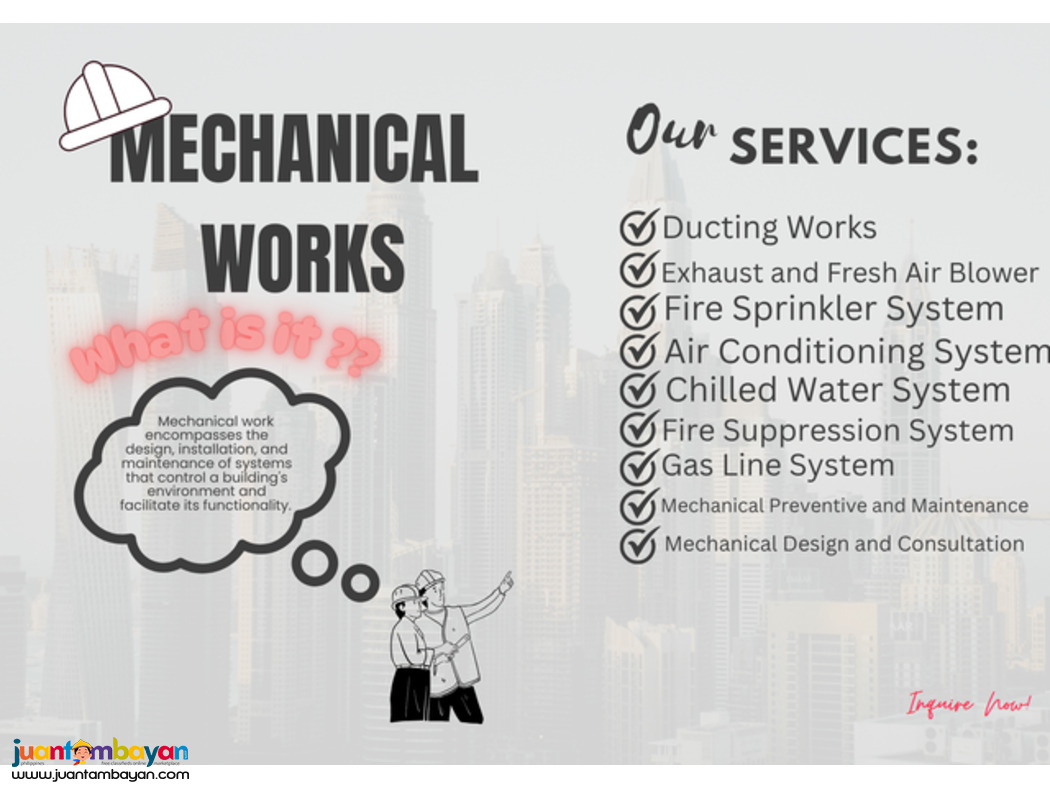 Mechanical Contructor sevices and Works