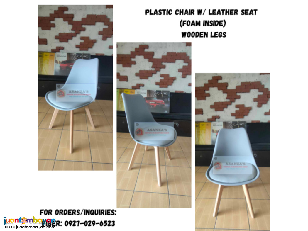 pANTRY CHAIR WOODEN LEGS (WITH FOAM INSIDE SEATER)