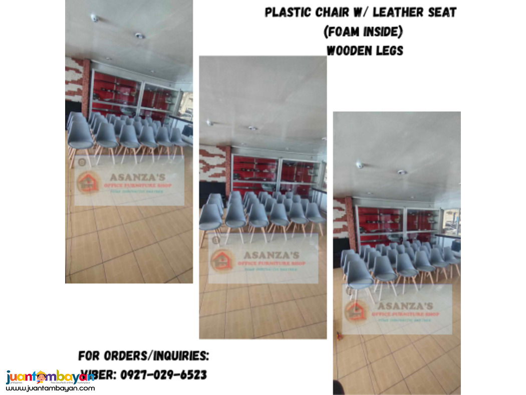 pANTRY CHAIR WOODEN LEGS (WITH FOAM INSIDE SEATER)