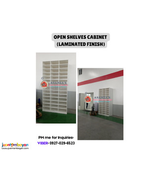OPEN SHELVES CABINET | LAMINATED FINISH 