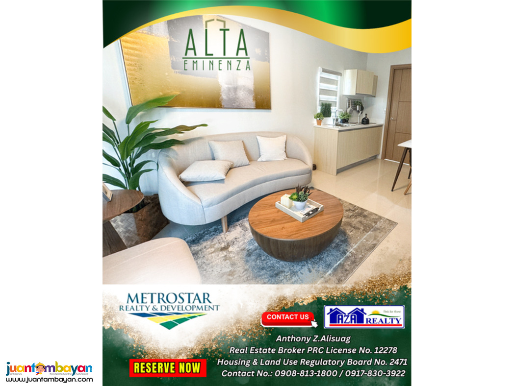 10K Reservation Fee Alta Tierra in Alta Eminenza SJDM Bulacan
