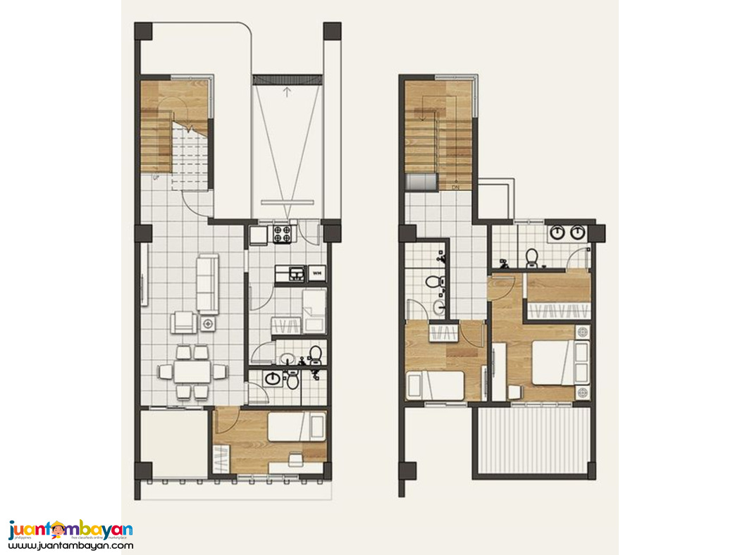 3BR HOUSE LAHUG CEBU CITY AT BE RESIDENCES CONDOVISION