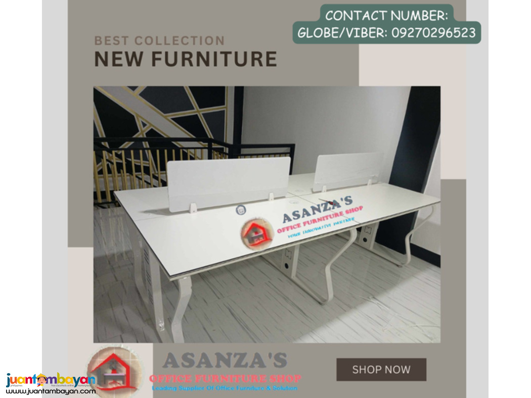 WORKSTATION TABLE WITH SCREEN PANEL 