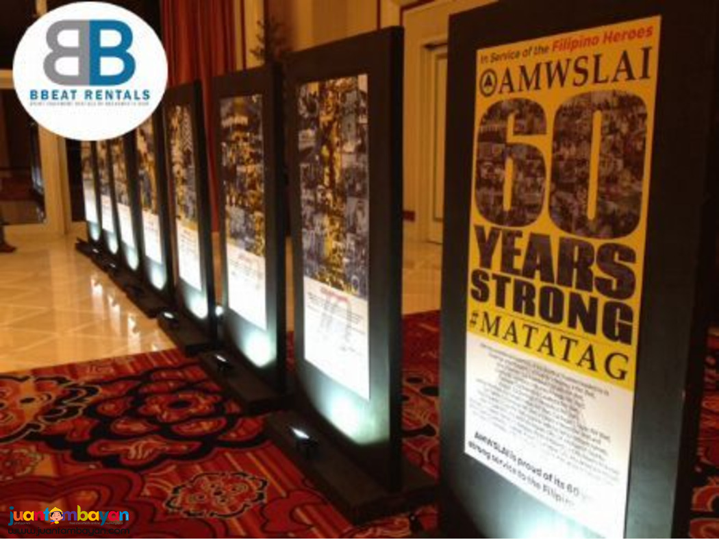 Event Panel - backdrop and Exhibit