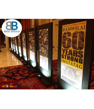 Event Panel - backdrop and Exhibit