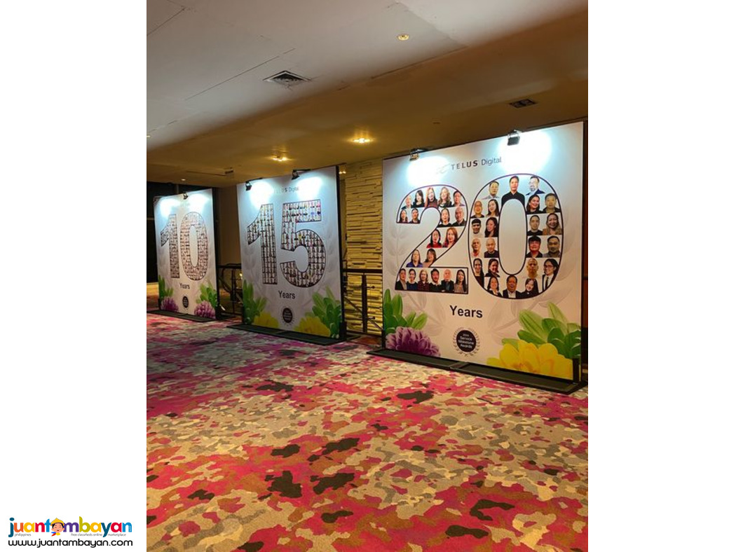 Event Panel - backdrop and Exhibit