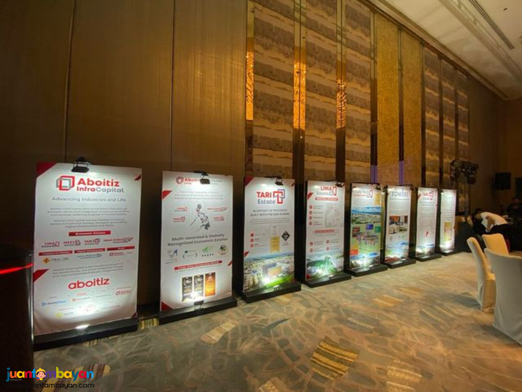 Event Panel - backdrop and Exhibit