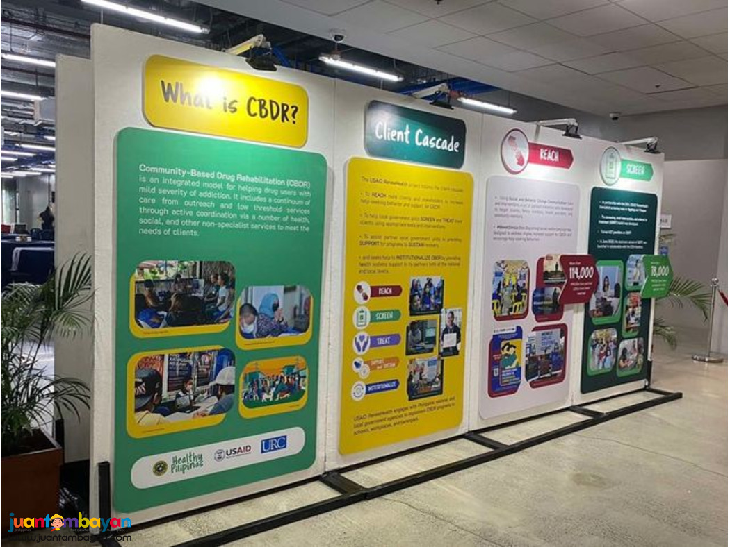 Event Panel - backdrop and Exhibit