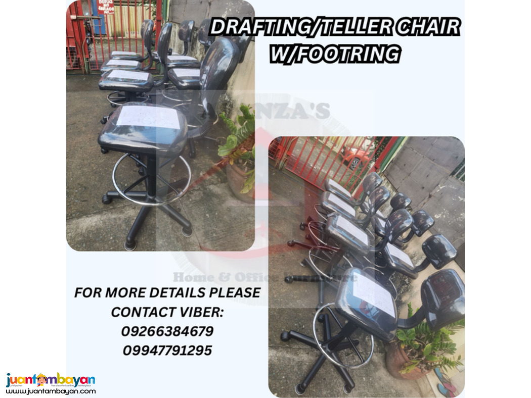 DRAFTING/TELLER CHAIR W/FOOTRING