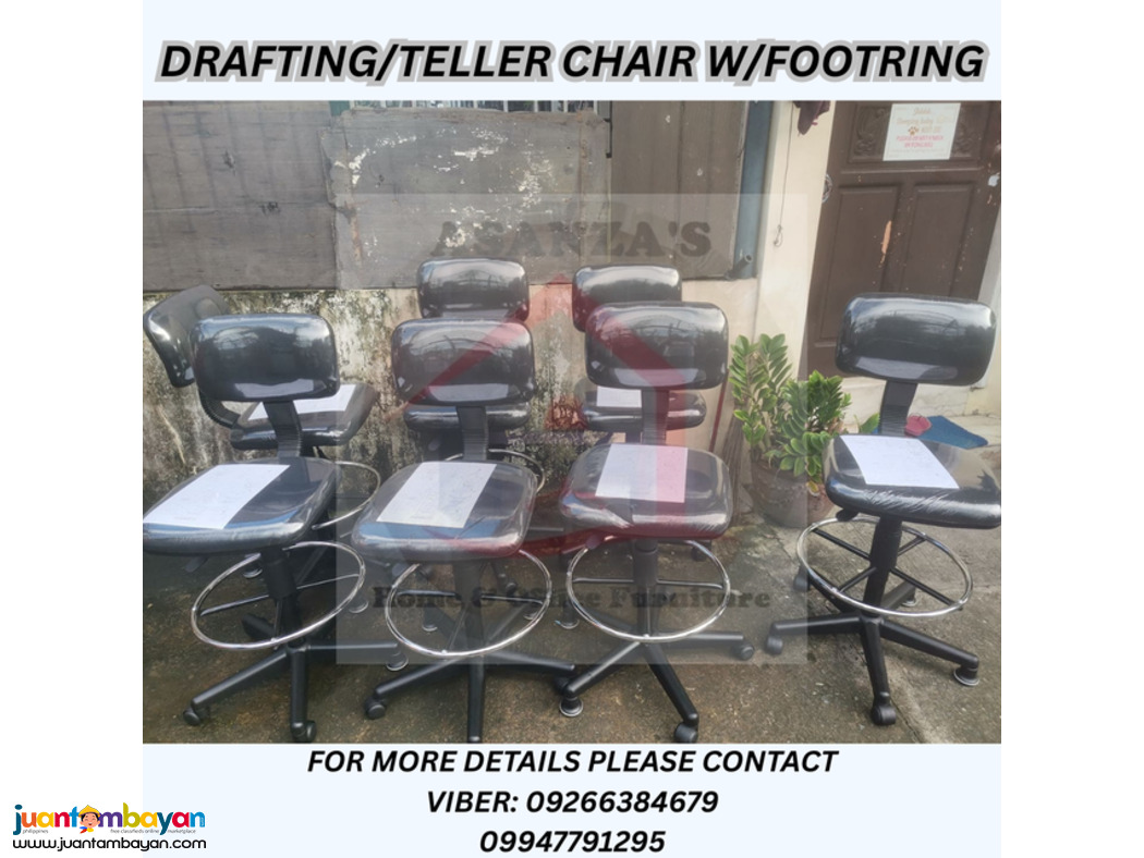 DRAFTING/TELLER CHAIR W/FOOTRING