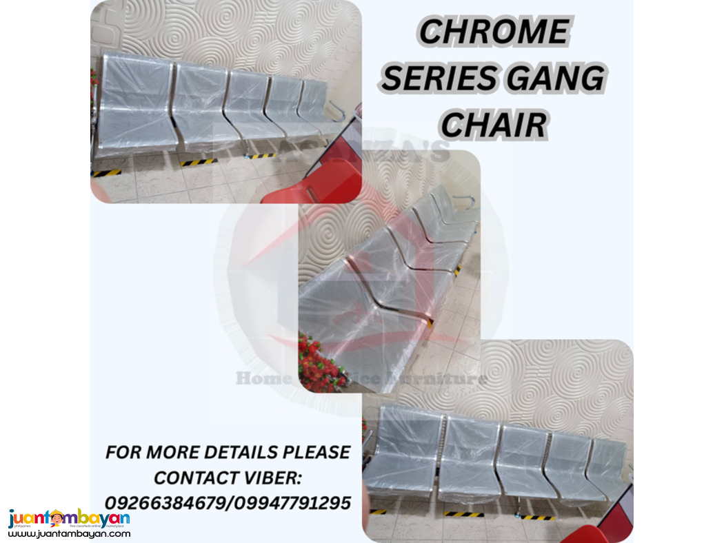 CHROME SERIES GANG CHAIR
