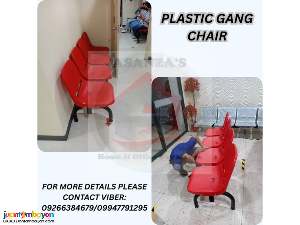 PLASTIC OFFICE GANG CHAIR