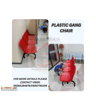 PLASTIC OFFICE GANG CHAIR