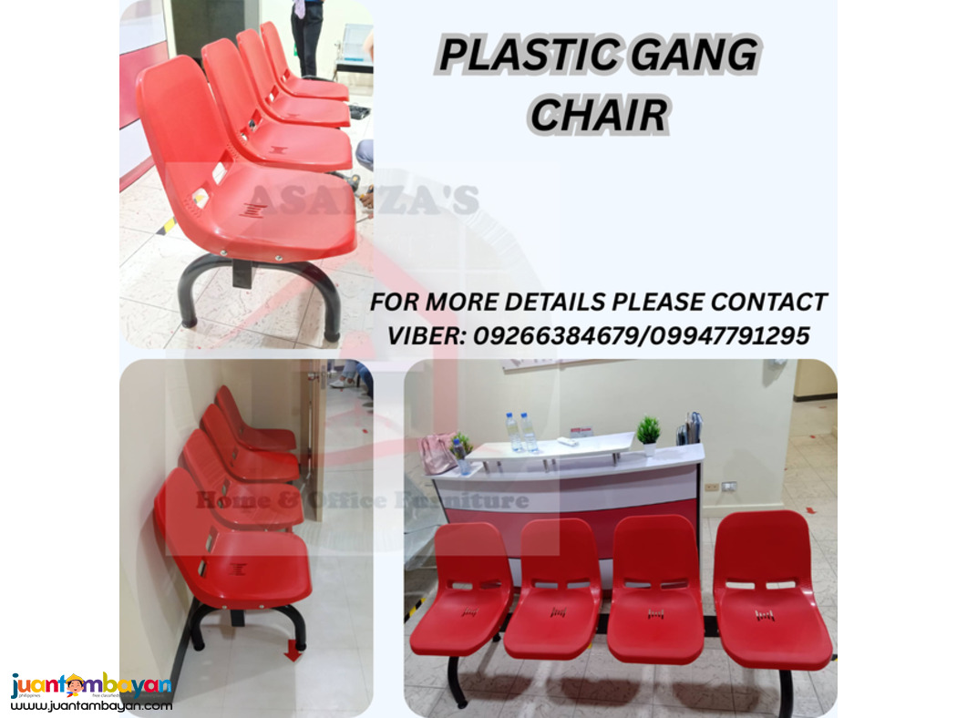 PLASTIC OFFICE GANG CHAIR